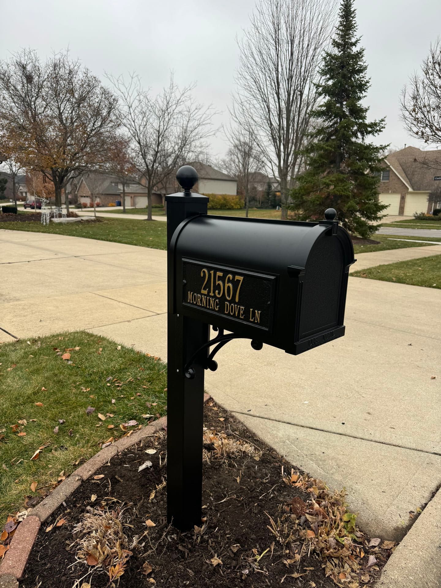Professional mailbox removal and replacement in Tinley Park, IL